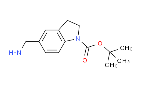 CAS No. 885270-00-8, tert-Butyl 5-(aminomethyl)indoline-1-carboxylate