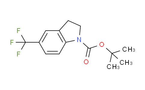 CAS No. 1304781-08-5, tert-Butyl 5-(trifluoromethyl)indoline-1-carboxylate