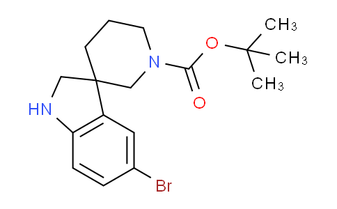 CAS No. 1373028-92-2, tert-Butyl 5-bromospiro[indoline-3,3'-piperidine]-1'-carboxylate