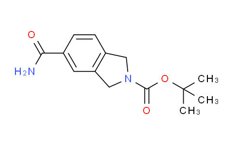 CAS No. 685565-18-8, tert-Butyl 5-carbamoylisoindoline-2-carboxylate