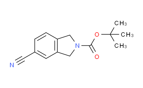 CAS No. 263888-56-8, tert-Butyl 5-cyanoisoindoline-2-carboxylate