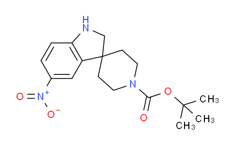 CAS No. 1260843-22-8, tert-Butyl 5-nitrospiro[indoline-3,4'-piperidine]-1'-carboxylate