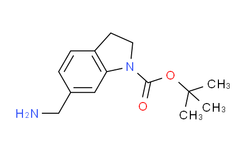 CAS No. 1086392-26-8, tert-Butyl 6-(aminomethyl)indoline-1-carboxylate