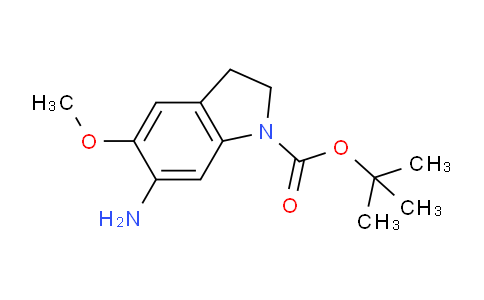 CAS No. 1453199-06-8, tert-Butyl 6-amino-5-methoxyindoline-1-carboxylate