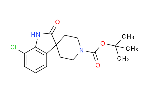 CAS No. 1260763-61-8, tert-Butyl 7-chloro-2-oxospiro[indoline-3,4'-piperidine]-1'-carboxylate