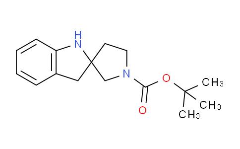 CAS No. 1255574-67-4, tert-Butyl spiro[indoline-2,3'-pyrrolidine]-1'-carboxylate