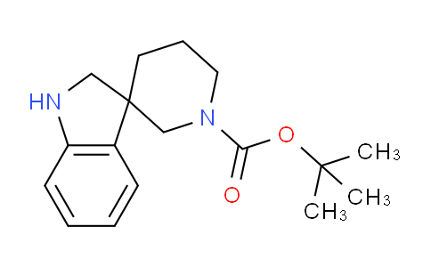 CAS No. 857677-52-2, tert-Butyl spiro[indoline-3,3'-piperidine]-1'-carboxylate