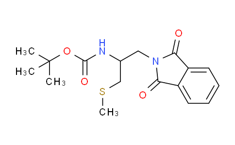 CAS No. 885266-58-0, tert-Butyl [2-phthalimido-1-(methylsulfanylmethyl)ethyl]carbamate