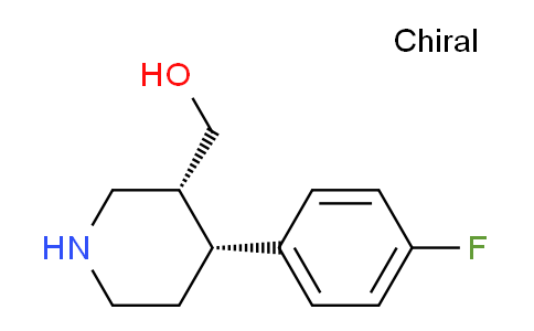 CAS No. 872544-48-4, ((3R,4R)-4-(4-Fluorophenyl)piperidin-3-yl)methanol
