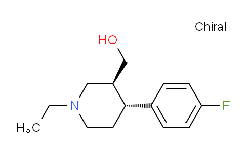CAS No. 153888-27-8, ((3S,4R)-1-Ethyl-4-(4-fluorophenyl)piperidin-3-yl)methanol