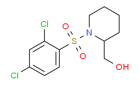 CAS No. 1177643-98-9, (1-((2,4-Dichlorophenyl)sulfonyl)piperidin-2-yl)methanol
