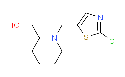 CAS No. 1289385-20-1, (1-((2-Chlorothiazol-5-yl)methyl)piperidin-2-yl)methanol
