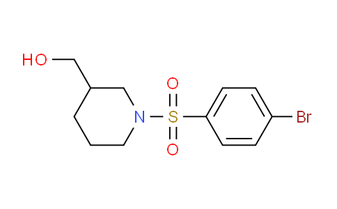 CAS No. 924869-08-9, (1-((4-Bromophenyl)sulfonyl)piperidin-3-yl)methanol