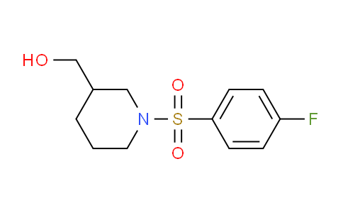 CAS No. 349402-83-1, (1-((4-Fluorophenyl)sulfonyl)piperidin-3-yl)methanol