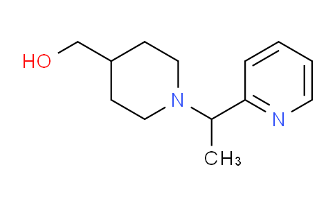 CAS No. 1289388-62-0, (1-(1-(Pyridin-2-yl)ethyl)piperidin-4-yl)methanol