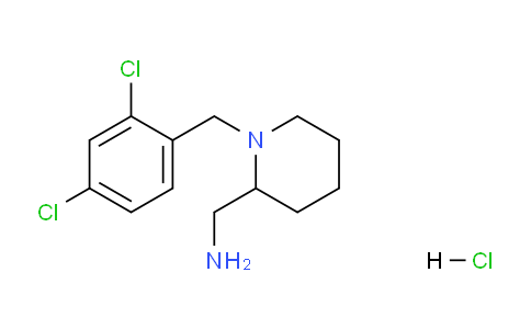 CAS No. 1289388-60-8, (1-(2,4-Dichlorobenzyl)piperidin-2-yl)methanamine hydrochloride