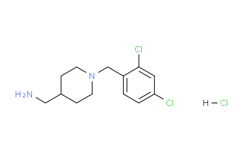 CAS No. 1432057-42-5, (1-(2,4-Dichlorobenzyl)piperidin-4-yl)methanamine hydrochloride