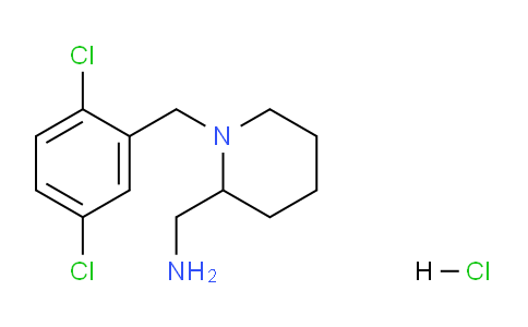 CAS No. 1289387-62-7, (1-(2,5-Dichlorobenzyl)piperidin-2-yl)methanamine hydrochloride