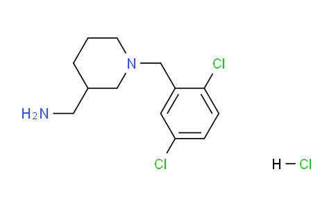 CAS No. 1432064-13-5, (1-(2,5-Dichlorobenzyl)piperidin-3-yl)methanamine hydrochloride