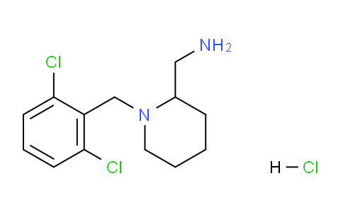 CAS No. 1289387-77-4, (1-(2,6-Dichlorobenzyl)piperidin-2-yl)methanamine hydrochloride