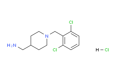 CAS No. 1261233-68-4, (1-(2,6-Dichlorobenzyl)piperidin-4-yl)methanamine hydrochloride