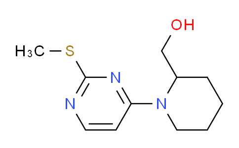 CAS No. 1261229-65-5, (1-(2-(Methylthio)pyrimidin-4-yl)piperidin-2-yl)methanol