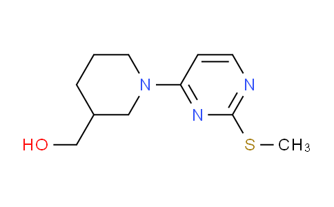 CAS No. 1261233-02-6, (1-(2-(Methylthio)pyrimidin-4-yl)piperidin-3-yl)methanol
