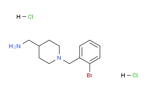 CAS No. 1286275-88-4, (1-(2-Bromobenzyl)piperidin-4-yl)methanamine dihydrochloride