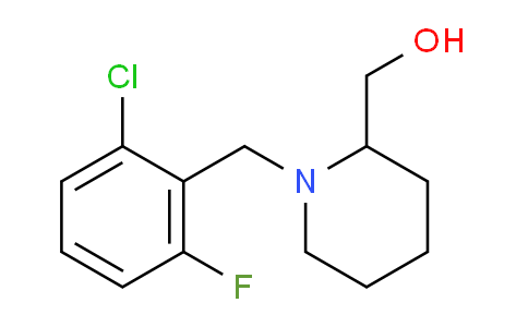 CAS No. 416896-46-3, (1-(2-Chloro-6-fluorobenzyl)piperidin-2-yl)methanol