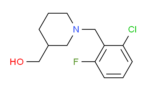 CAS No. 1261230-49-2, (1-(2-Chloro-6-fluorobenzyl)piperidin-3-yl)methanol
