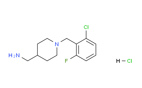 CAS No. 1289388-70-0, (1-(2-Chloro-6-fluorobenzyl)piperidin-4-yl)methanamine hydrochloride