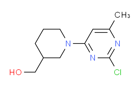 CAS No. 1251347-52-0, (1-(2-Chloro-6-methylpyrimidin-4-yl)piperidin-3-yl)methanol