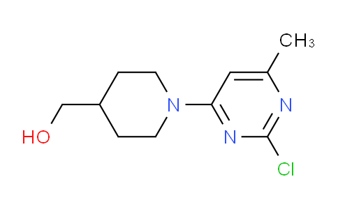 CAS No. 1247103-30-5, (1-(2-Chloro-6-methylpyrimidin-4-yl)piperidin-4-yl)methanol