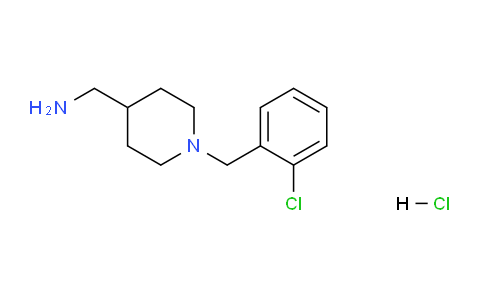 CAS No. 1261235-81-7, (1-(2-Chlorobenzyl)piperidin-4-yl)methanamine hydrochloride