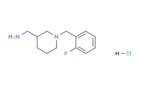 CAS No. 1261235-82-8, (1-(2-Fluorobenzyl)piperidin-3-yl)methanamine hydrochloride
