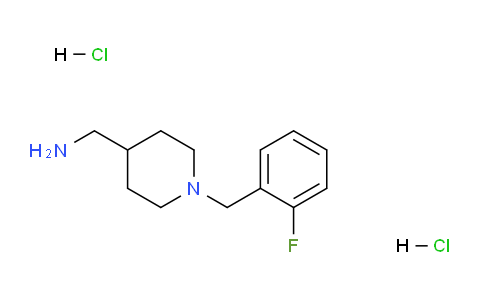 CAS No. 1286263-51-1, (1-(2-Fluorobenzyl)piperidin-4-yl)methanamine dihydrochloride