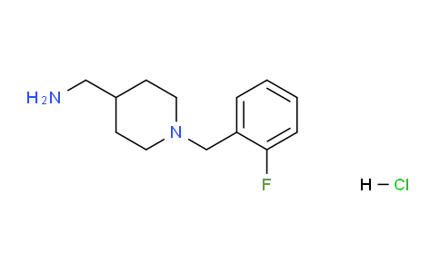 CAS No. 1261233-97-9, (1-(2-Fluorobenzyl)piperidin-4-yl)methanamine hydrochloride