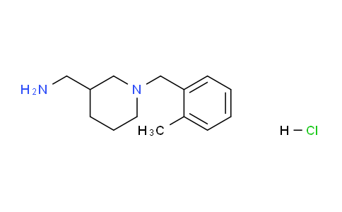 CAS No. 1289387-56-9, (1-(2-Methylbenzyl)piperidin-3-yl)methanamine hydrochloride