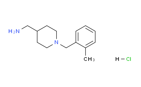CAS No. 1289385-65-4, (1-(2-Methylbenzyl)piperidin-4-yl)methanamine hydrochloride