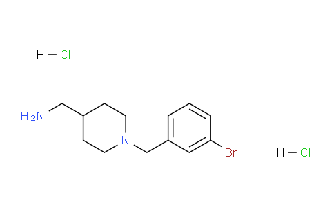 CAS No. 1286274-41-6, (1-(3-Bromobenzyl)piperidin-4-yl)methanamine dihydrochloride