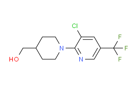CAS No. 1308146-14-6, (1-(3-Chloro-5-(trifluoromethyl)pyridin-2-yl)piperidin-4-yl)methanol