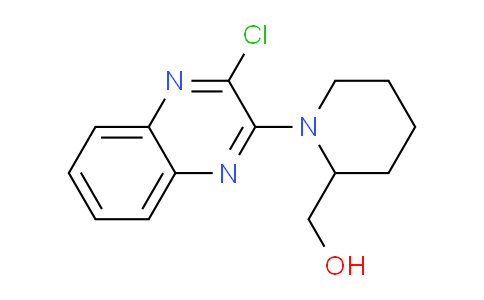 CAS No. 1261229-77-9, (1-(3-Chloroquinoxalin-2-yl)piperidin-2-yl)methanol