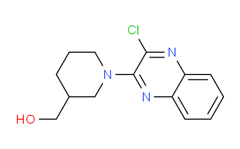 CAS No. 353257-83-7, (1-(3-Chloroquinoxalin-2-yl)piperidin-3-yl)methanol