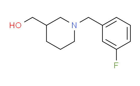 CAS No. 864411-38-1, (1-(3-Fluorobenzyl)piperidin-3-yl)methanol