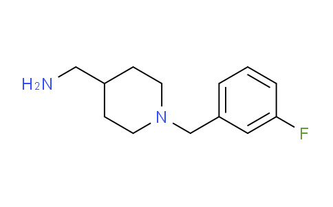 CAS No. 893755-07-2, (1-(3-Fluorobenzyl)piperidin-4-yl)methanamine