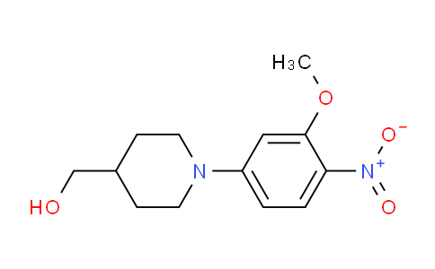 CAS No. 761440-57-7, (1-(3-Methoxy-4-nitrophenyl)piperidin-4-yl)methanol