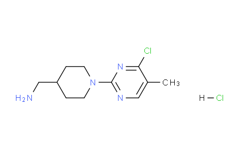 CAS No. 1261231-22-4, (1-(4-Chloro-5-methylpyrimidin-2-yl)piperidin-4-yl)methanamine hydrochloride