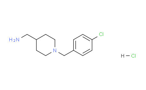CAS No. 1261231-85-9, (1-(4-Chlorobenzyl)piperidin-4-yl)methanamine hydrochloride