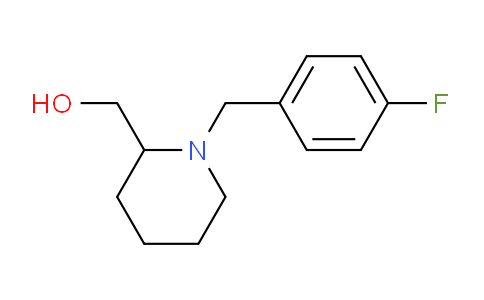 CAS No. 415701-69-8, (1-(4-Fluorobenzyl)piperidin-2-yl)methanol