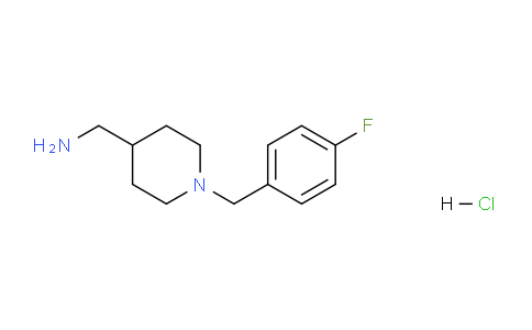 CAS No. 1289385-38-1, (1-(4-Fluorobenzyl)piperidin-4-yl)methanamine hydrochloride